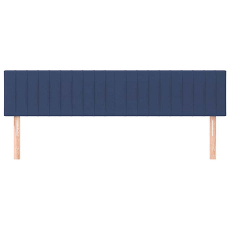 Vidaxl hoofdborden 2 st 90x5x78 88 cm stof blauw