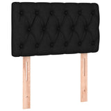 Vidaxl hoofdbord 80x7x78 88 cm stof zwart