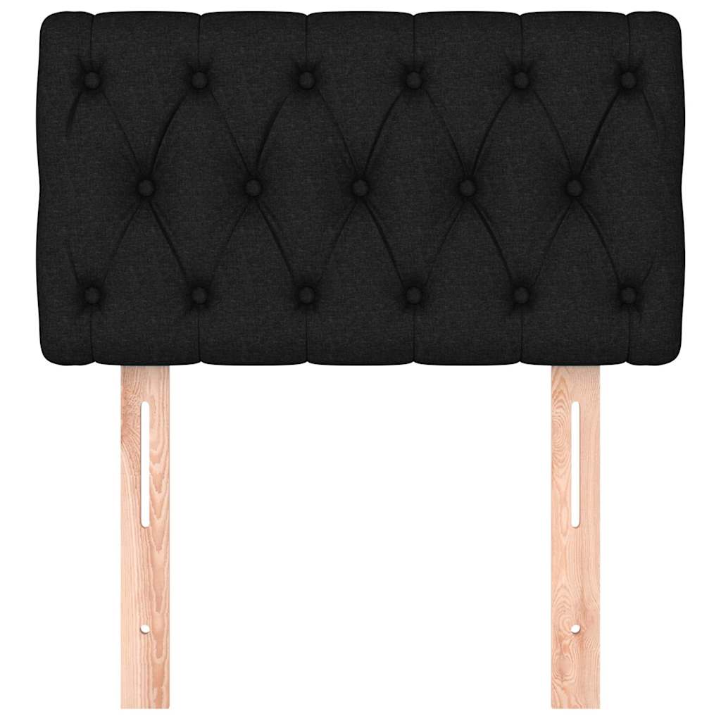 Vidaxl hoofdbord 80x7x78 88 cm stof zwart