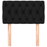 Vidaxl hoofdbord 80x7x78 88 cm stof zwart