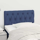 Vidaxl hoofdbord 80x7x78 88 cm stof blauw