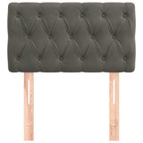 Vidaxl hoofdbord 80x7x78 88 cm fluweel donkergrijs