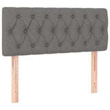 Vidaxl hoofdbord 90x7x78 88 cm stof donkergrijs