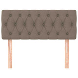 Vidaxl hoofdbord 90x7x78 88 cm stof taupe