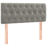 Vidaxl hoofdbord 90x7x78 88 cm fluweel lichtgrijs