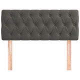 Vidaxl hoofdbord 90x7x78 88 cm fluweel donkergrijs