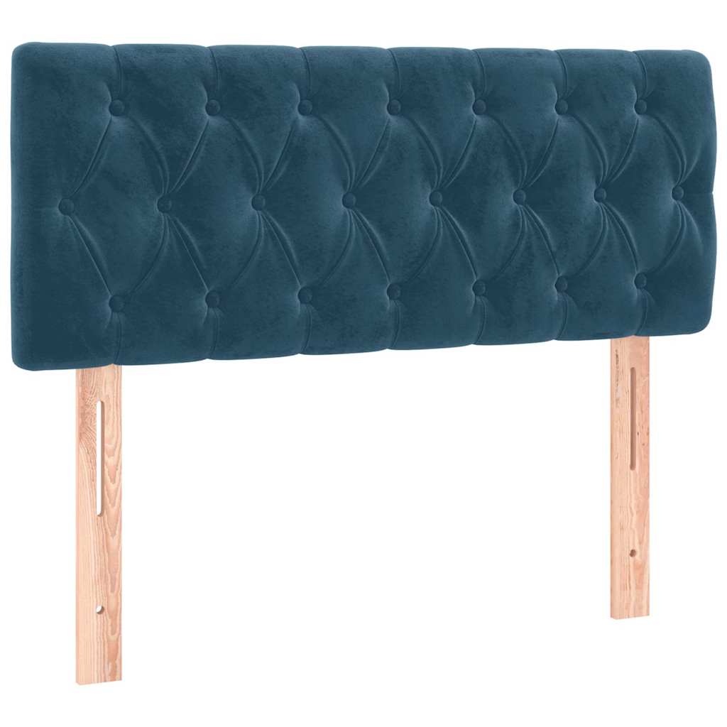 Vidaxl hoofdbord 90x7x78 88 cm fluweel donkerblauw