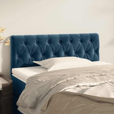 Vidaxl hoofdbord 90x7x78 88 cm fluweel donkerblauw