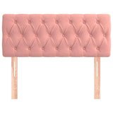 Vidaxl hoofdbord 90x7x78 88 cm fluweel roze