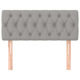 Vidaxl hoofdbord 100x7x78 88 cm stof lichtgrijs