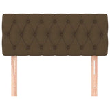 Vidaxl hoofdbord 100x7x78 88 cm stof donkerbruin
