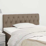 Vidaxl hoofdbord 100x7x78 88 cm stof taupe