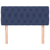 Vidaxl hoofdbord 100x7x78 88 cm stof blauw