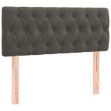 Vidaxl hoofdbord 100x7x78 88 cm fluweel donkergrijs
