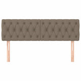 Vidaxl hoofdborden 2 st 80x7x78 88 cm stof taupe