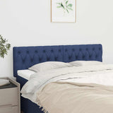 Vidaxl hoofdborden 2 st 80x7x78 88 cm stof blauw