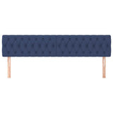 Vidaxl hoofdborden 2 st 90x7x78 88 cm stof blauw