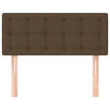 Vidaxl hoofdbord 80x5x78 88 cm stof donkerbruin