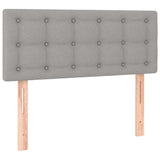 Vidaxl hoofdbord 100 x 5 x 78 88 cm stof lichtgrijs