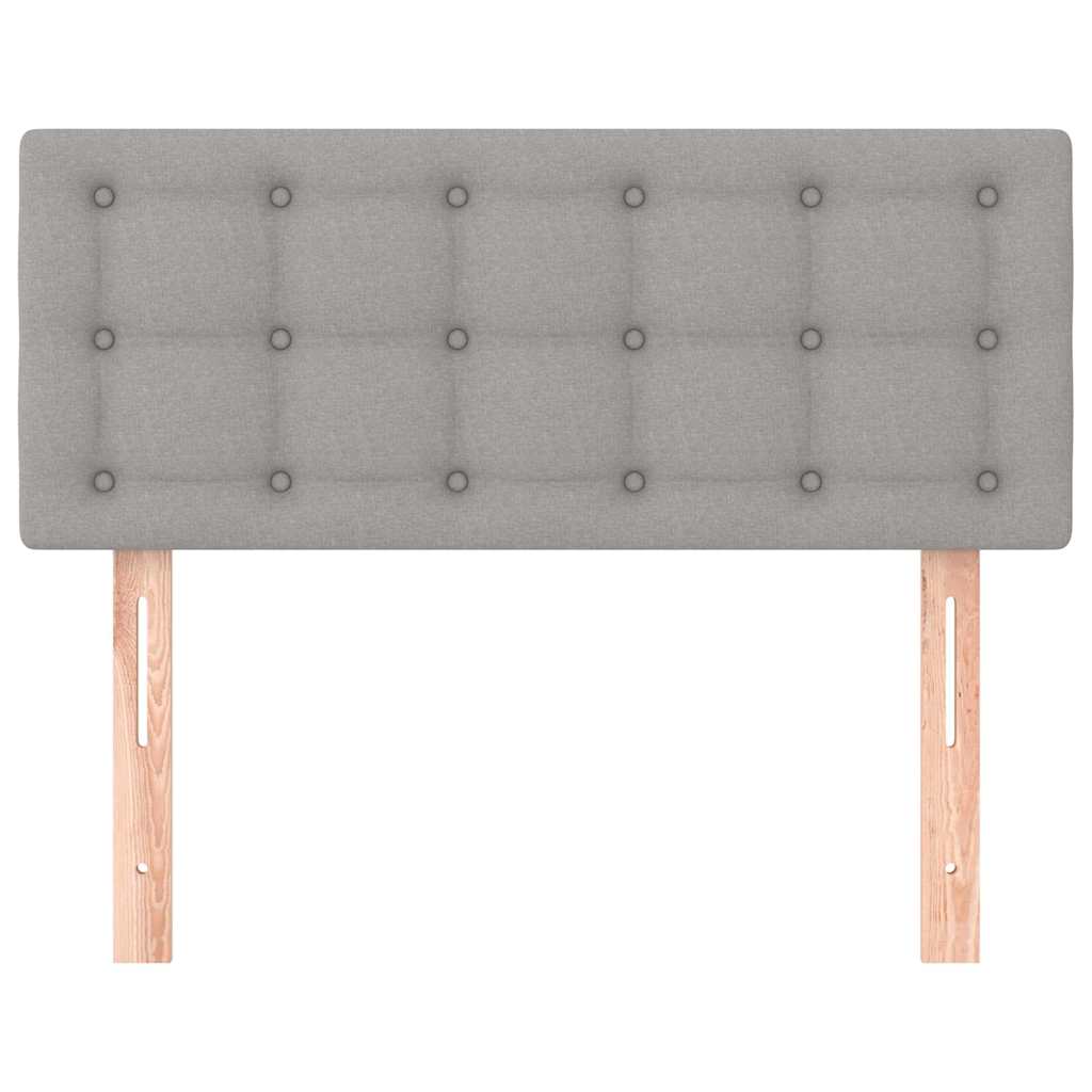 Vidaxl hoofdbord 100 x 5 x 78 88 cm stof lichtgrijs