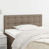 Vidaxl hoofdbord 100x5x78 88 cm stof taupe