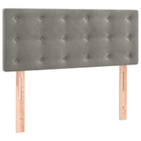 Vidaxl hoofdbord 100x5x78 88 cm fluweel lichtgrijs