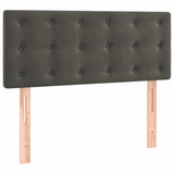 Vidaxl hoofdbord 100x5x78 88 cm fluweel donkergrijs