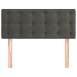 Vidaxl hoofdbord 100x5x78 88 cm fluweel donkergrijs