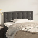 Vidaxl hoofdbord 100x5x78 88 cm fluweel donkergrijs