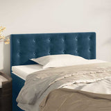 Vidaxl hoofdbord 100x5x78 88 cm fluweel donkerblauw