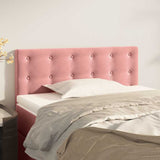 Vidaxl hoofdbord 100x5x78 88 cm fluweel roze