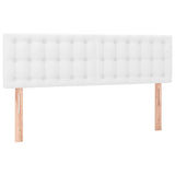 Vidaxl hoofdborden 2 st 72x5x78 88 cm kunstleer wit