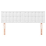 Vidaxl hoofdborden 2 st 72x5x78 88 cm kunstleer wit
