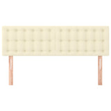 Vidaxl hoofdborden 2 st 72x5x78 88 cm kunstleer crèmekleurig
