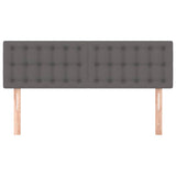 Vidaxl hoofdborden 2 st 72x5x78 88 cm kunstleer grijs