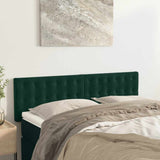 Vidaxl hoofdborden 2 st 72x5x78 88 cm fluweel donkergroen