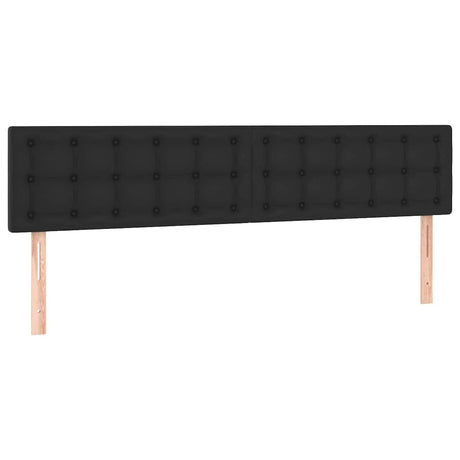 Vidaxl hoofdborden 2 st 80x5x78 88 cm kunstleer zwart
