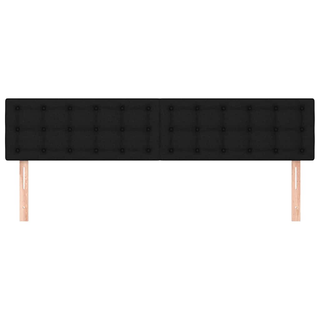 Vidaxl hoofdborden 2 st 90x5x78 88 cm stof zwart