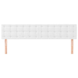 Vidaxl hoofdborden 2 st 90x5x78 88 cm kunstleer wit