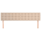 Vidaxl hoofdborden 2 st 90x5x78 88 cm kunstleer cappuccinokleurig