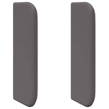 Vidaxl hoofdbord oor 2 pcs grijs 40 x 16 x 5 cm multiplex en kunstleer