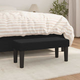 Vidaxl bankje 70x30x30 cm stof zwart