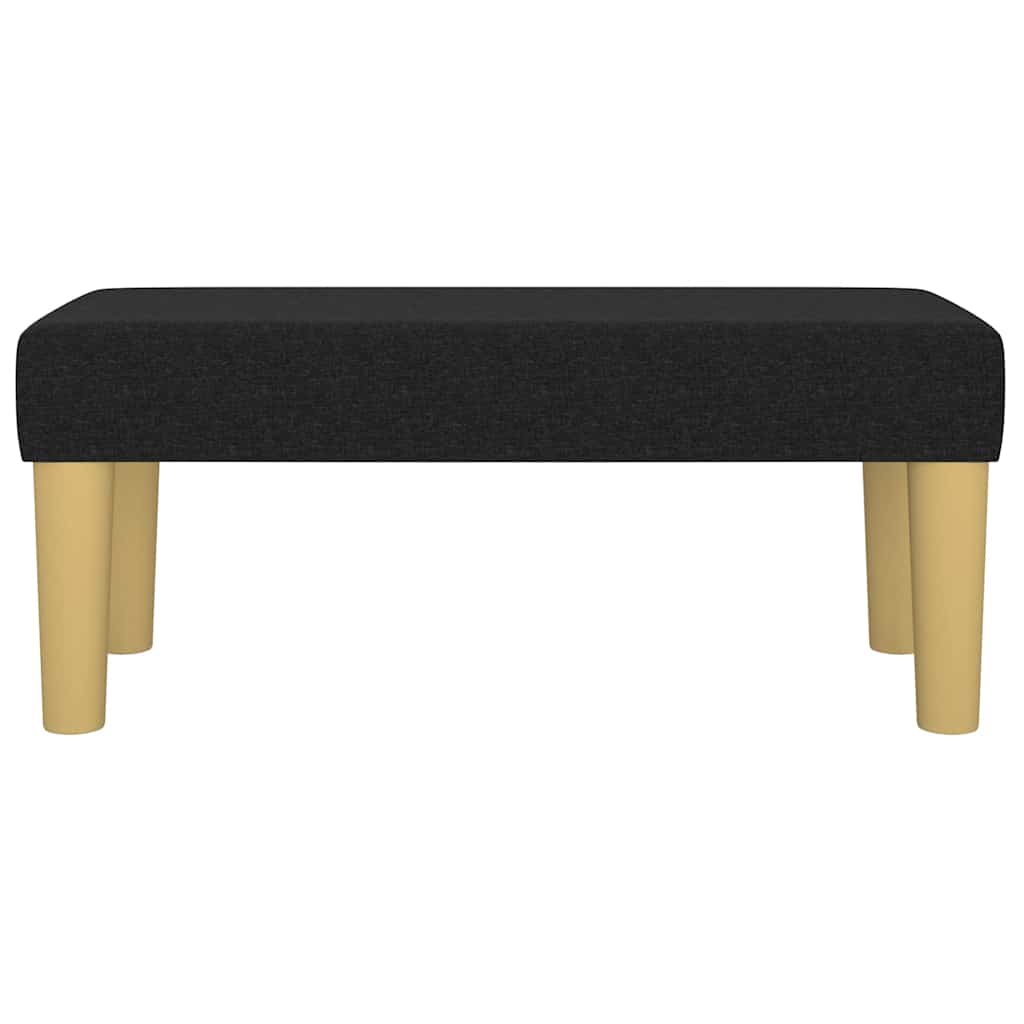 Vidaxl bankje 70x30x30 cm stof zwart