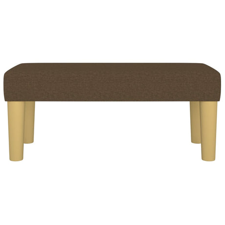 Vidaxl bankje 70x30x30 cm stof bruin
