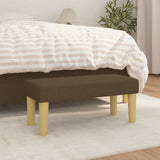 Vidaxl bankje 70x30x30 cm stof bruin