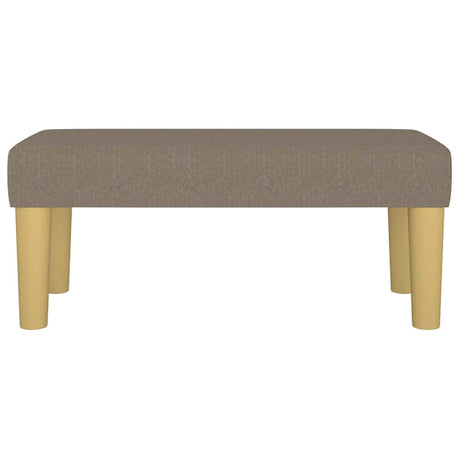 Vidaxl bankje 70x30x30 cm stof taupe
