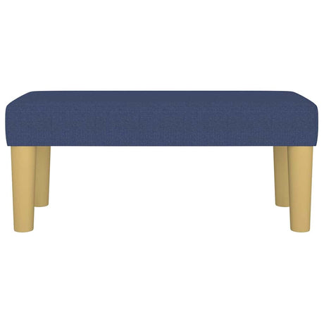 Vidaxl bankje 70x30x30 cm stof blauw