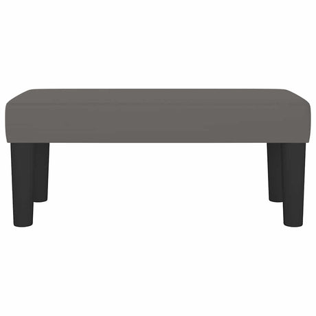 Vidaxl bankje 70x30x30 cm kunstleer grijs