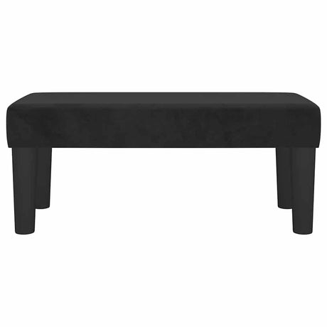 Vidaxl bankje 70x30x30 cm fluweel zwart
