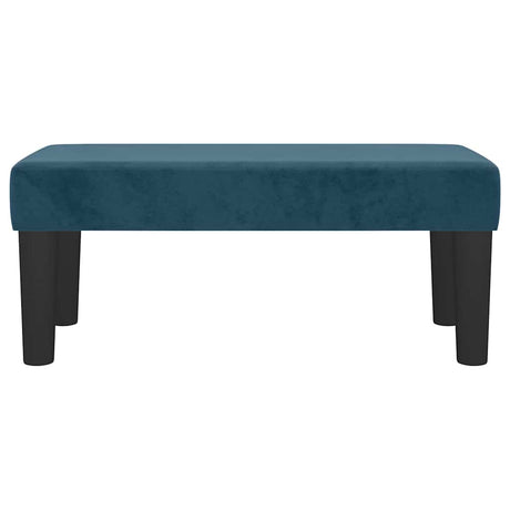 Vidaxl bankje 70x30x30 cm fluweel donkerblauw